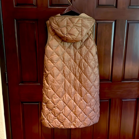 Max Mara “The Cube” long hooded puffer vest-Brand new - Picture 2 of 9